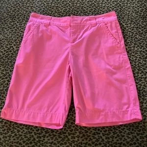 Lilly Pulitzer Bright Pink Bermuda Shorts